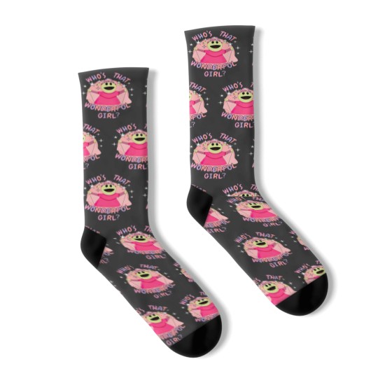 Discover Nanalan Mona Who's that Wonderful Girl, Nanalan, TikTok Trend,  Classic Socks