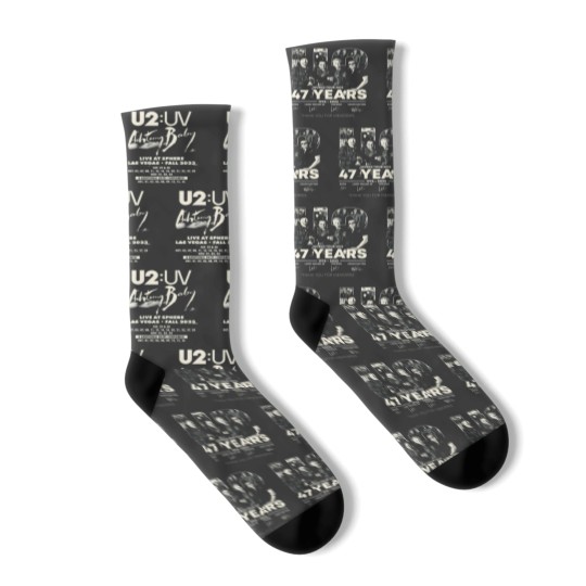 Discover U2 World Tour 2023 Socks, Thank you for memories ,U2 concert fan Socks