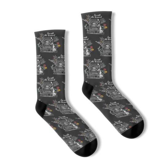 Discover im with the banned books Socks, Im with the banned, Book Gift Socks
