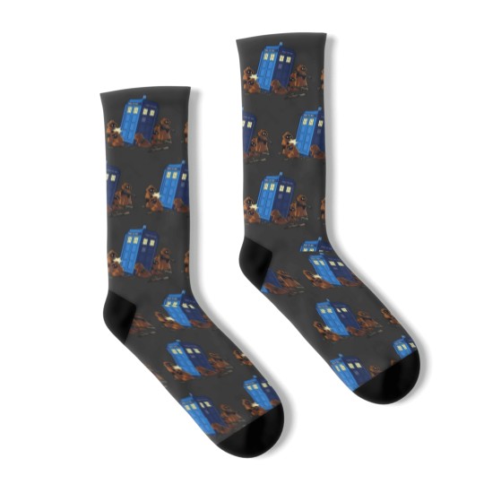 Discover JAWA Steals DOCTOR WHO Mens Socks, Tardis Police