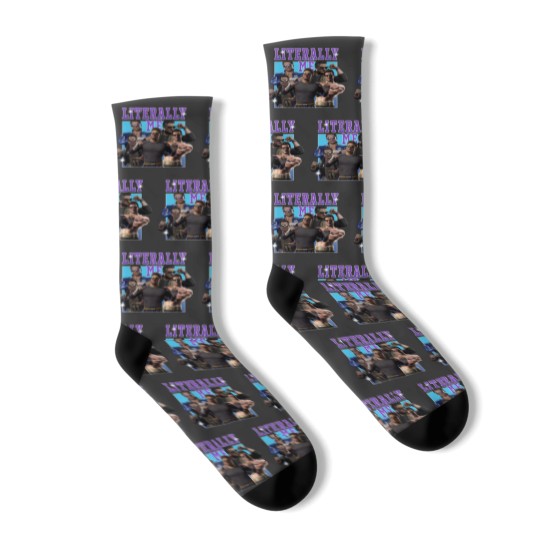 Discover Johnny Cage is Literally me Classic Socks, Johnny Cage Vintage Bootleg Socks