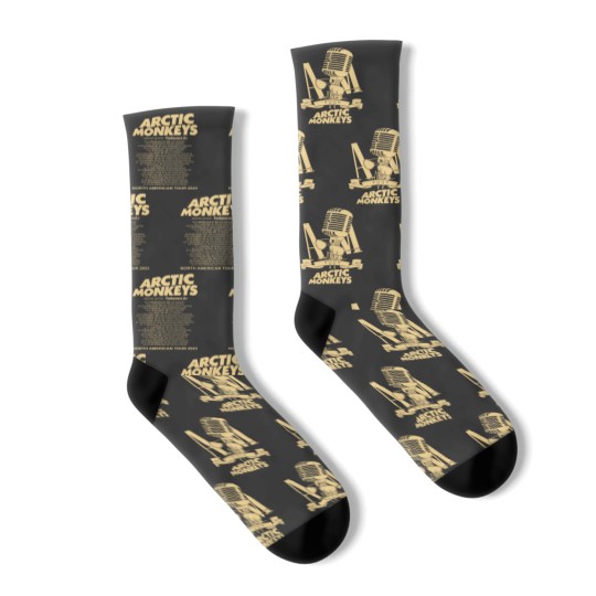 Discover Vintage Arctic Monkeys Band Socks, 2023 North America Tour
