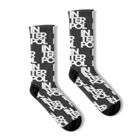 Discover Interpol Band Logo Socks