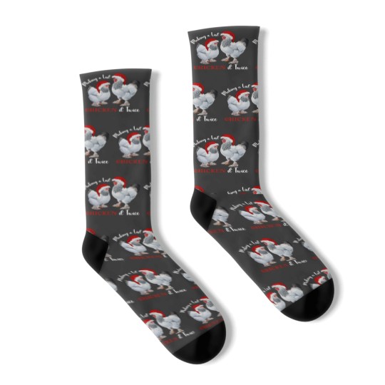 Discover Funny Christmas Chicken Socks