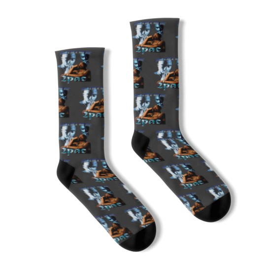 Discover Tupac Vintage 90's Socks - Tupac Shakur