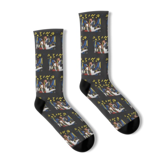 Discover Vintage 80s Sting The Police Promo Album Tour Concert Socks