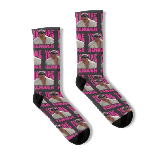 Discover You are Kenough Socks, Ryan Gosling Socks, Barbie 2023 Socks I Am Kenough Socks