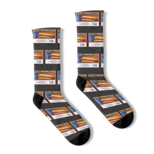Discover Costco Kirkland Hotdog Glizzy Combo Unisex Socks