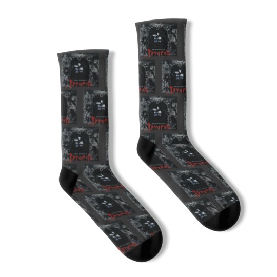 Discover Bram stoker's dracula Unisex Socks Bram Stoker Dracula, Gothic Horror Socks