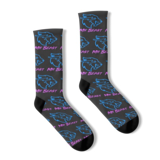 Discover MBeast Socks, YouTube gaming merch