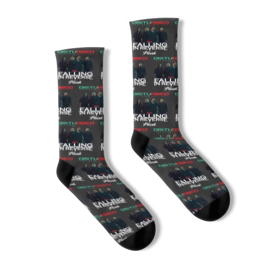 Discover Disturbed Band 2024 Tour Unisex Socks, Disturbed Band Fan Gift Socks