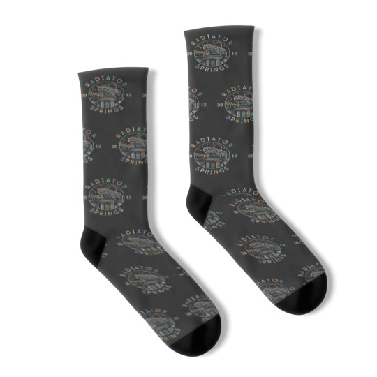 Discover Vintage Radiator Springs Socks, California Adventure Park Socks