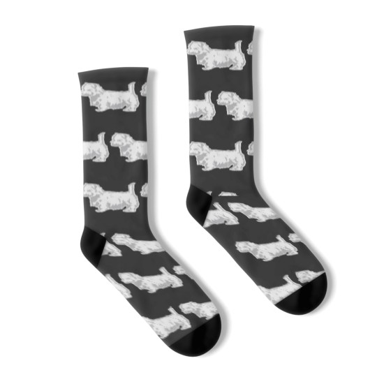 Discover British RailScotRail Eastfield Depot (Glasgow) Scottie Dog Logo Socks