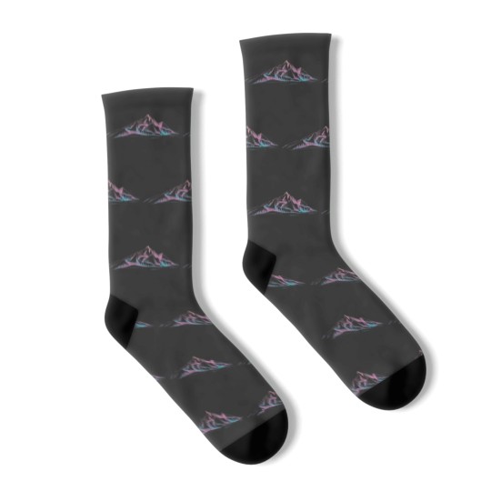 Discover Holo mountain Socks