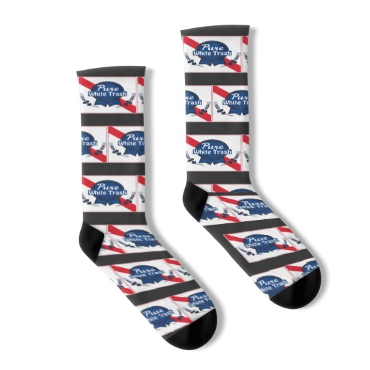 Discover PBR Pure White Trash Socks