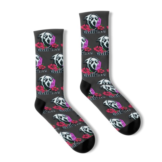Discover Ghostface Phone Call Socks