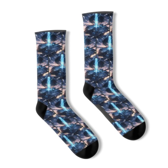 Discover Kirito The Master Strategist of Art Online Socks