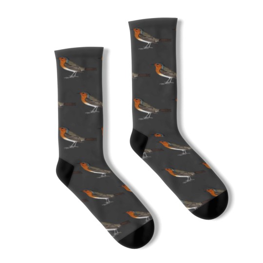 Discover Red Robin for bird watchers and bird lovers Socks
