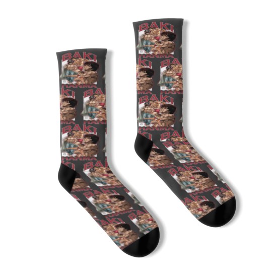 Discover Baki Hanma Socks