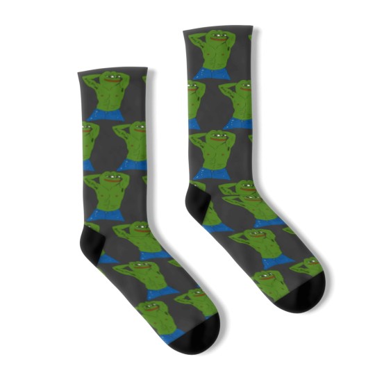 Discover Pepe The Frog Meme essentiel Socks