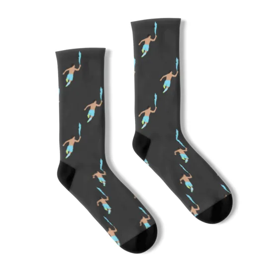 Discover Sergio Aguero Iconic Goal Celebration Sticker Socks