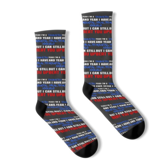 Discover Mentally Ill Diabetic-2 Socks