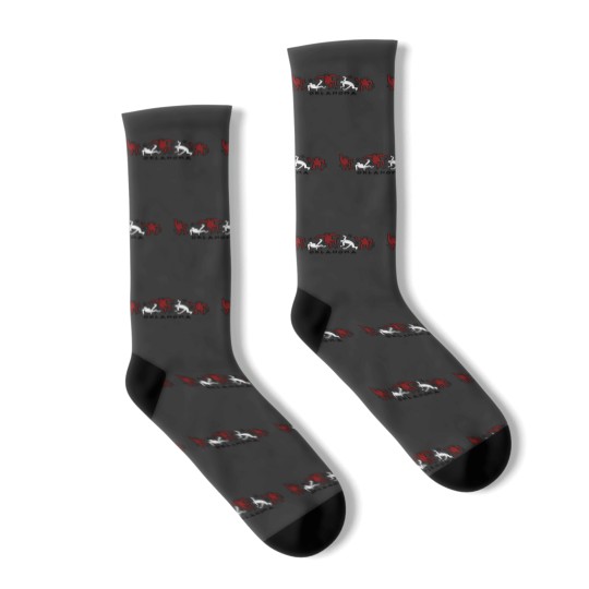Discover Oklahoma Groovy People Socks