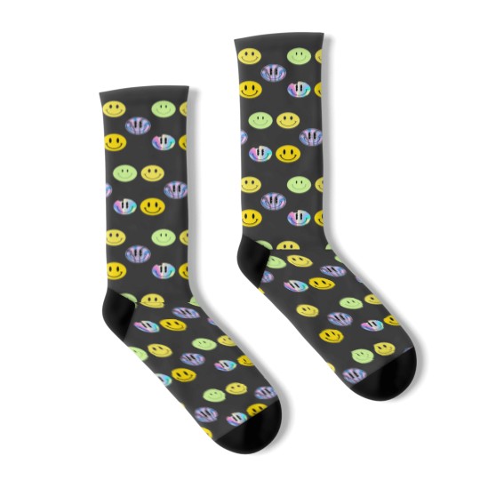 Discover Smiley Faces Pack Socks