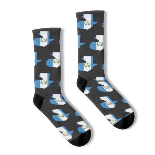 Discover Guatemala Flag Map Socks
