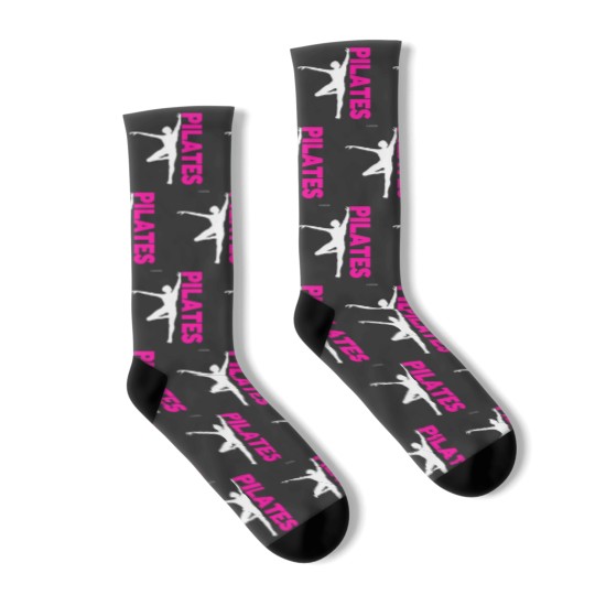 Discover Pilates , pilates club Socks