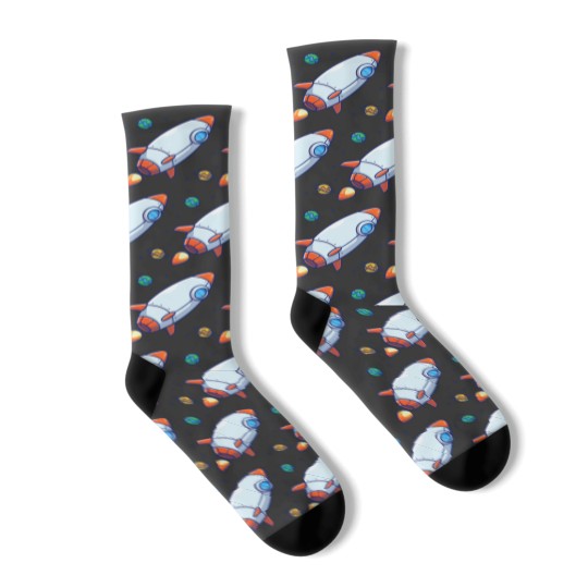 Discover Racket Gliding racket cartoon Socks