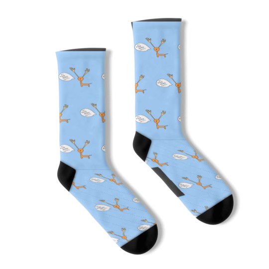 Discover hi poop head Socks
