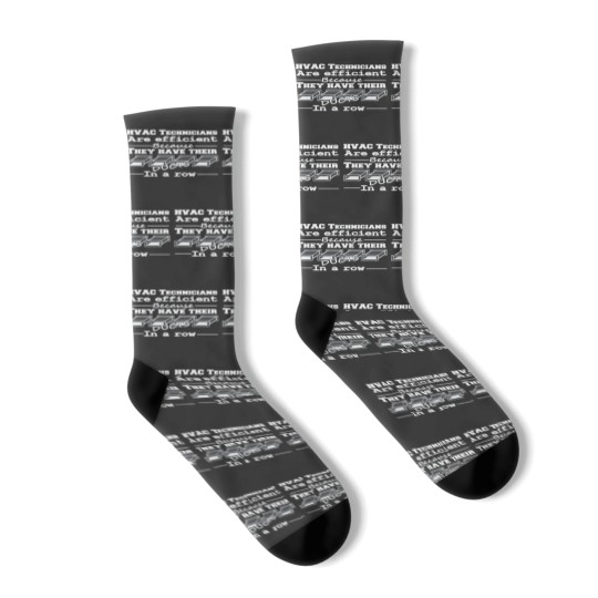 Discover HVAC Technician - Ducts in a Row Socks