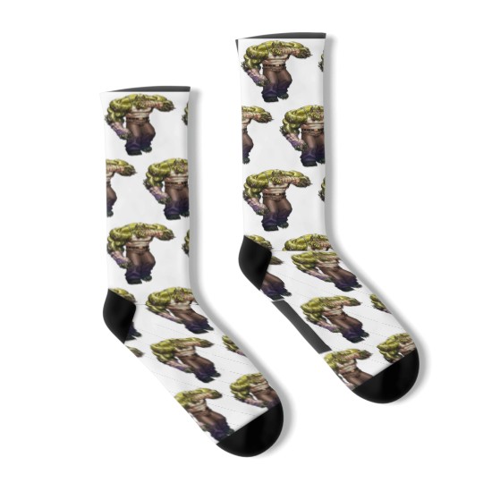 Discover Killer Croc - Arkham Asylum Character Bio Socks