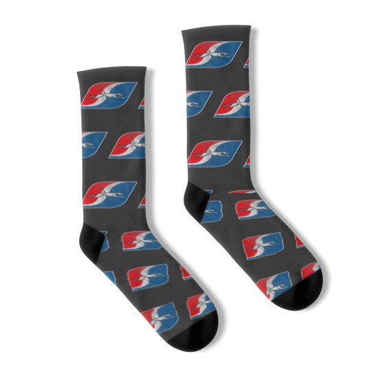 Discover Greyhound Vintage Bus Line Socks