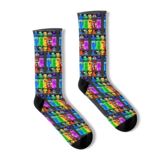 Discover Rainbow Friends Happy Happy Kids Socks