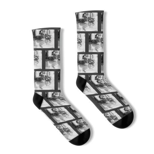 Discover Michelle Benson. (RSA) Framed Art Print Socks