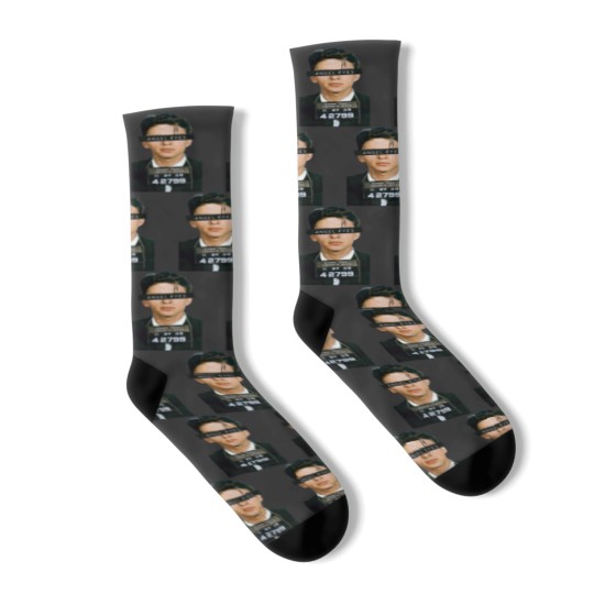 Discover Frank Sinatra Mug Shot Socks