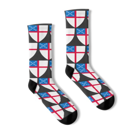 Discover episcopalian episcopal church shield logo Socks