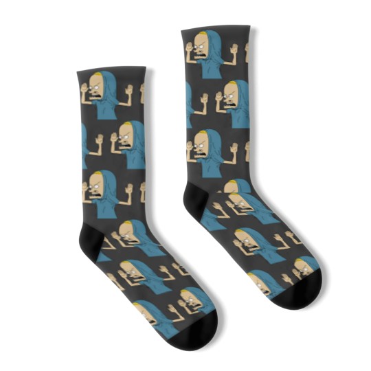 Discover Beavis And Butt-Head - The Great Cornholio Socks