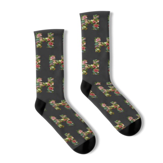 Discover Letter H Socks