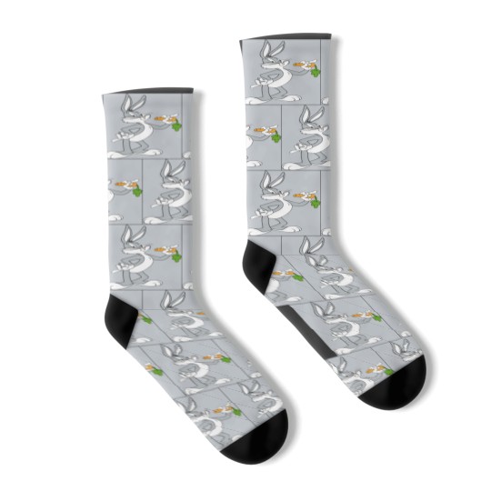 Discover Bugs the bunny with Carrot Socks