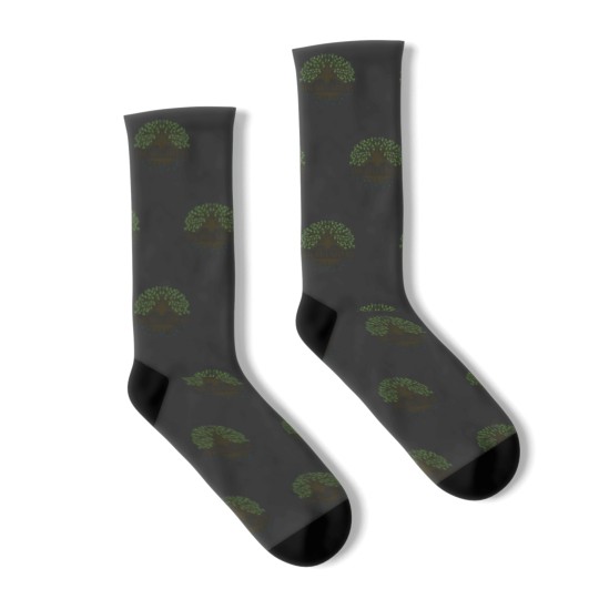 Discover Save Soil Logo Socks