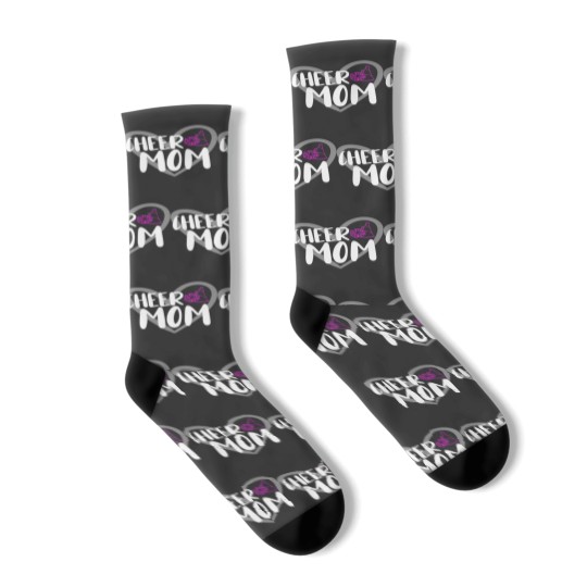 Discover Cheerleader Gift Funny Cheer Mom Heart Cheerleading Cheerleader Socks