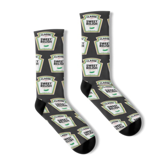 Discover Sweet Relish DIY Halloween Costume Condiment Green Pickle Socks