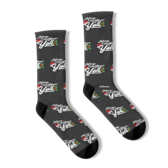 Discover Merry Christmas Y 39 All Funny Country Southern Holiday Socks