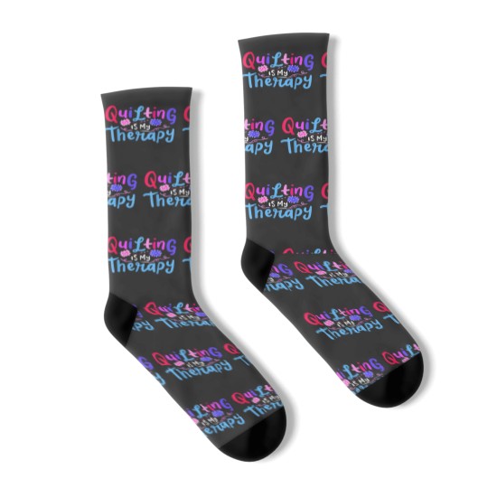 Discover Quilting Sewing Funny Quilter Sewer Gift Socks