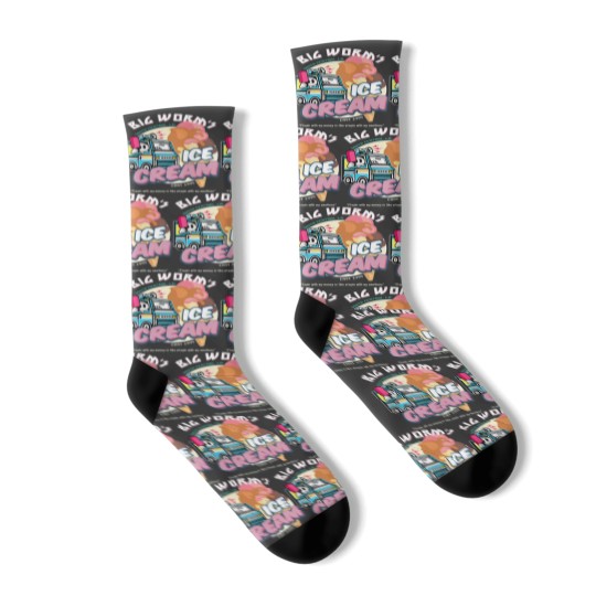 Discover Friday Big Worm's Ice Cream Socks