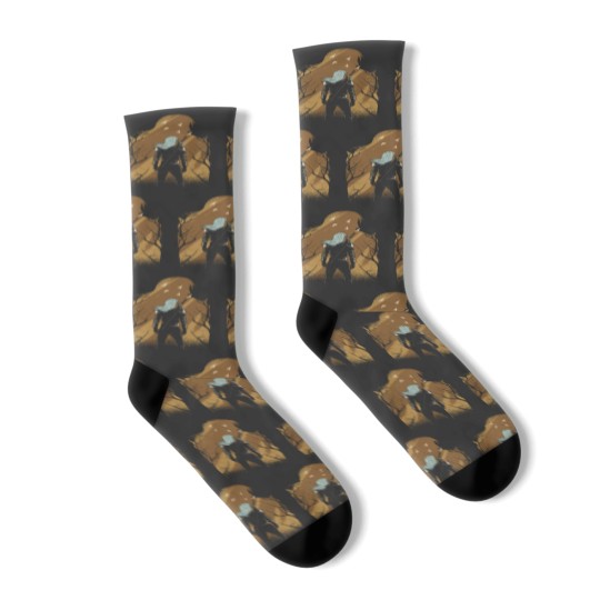Discover The White Wolf - Geralt of Rivia the witcher fan art Socks