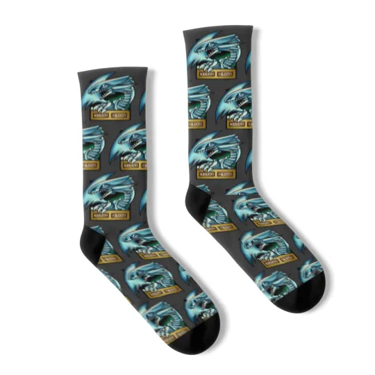 Discover blue eyes white dragon Socks